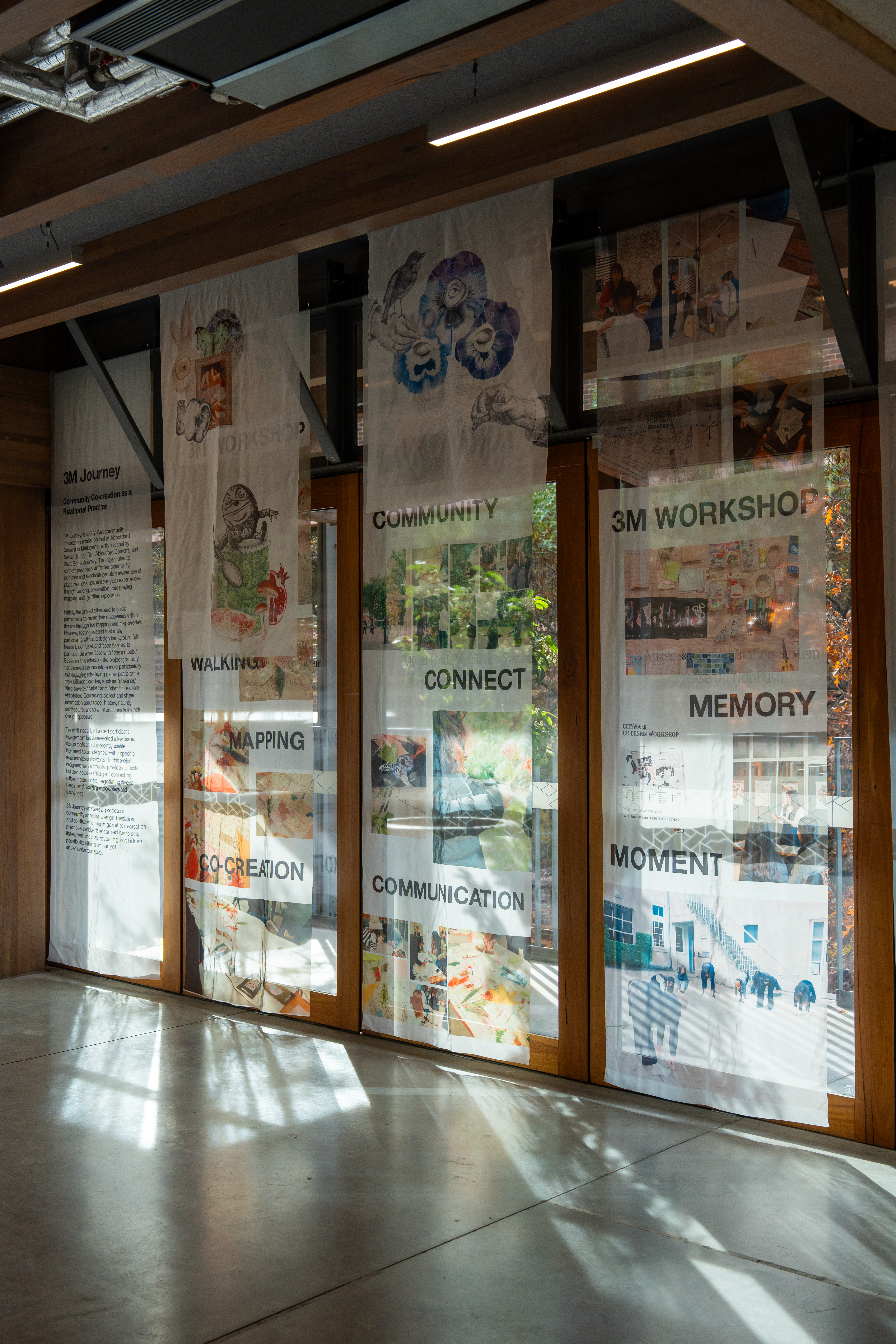 A scene from the Wayzfinding exhibition at Melbourne Design Week